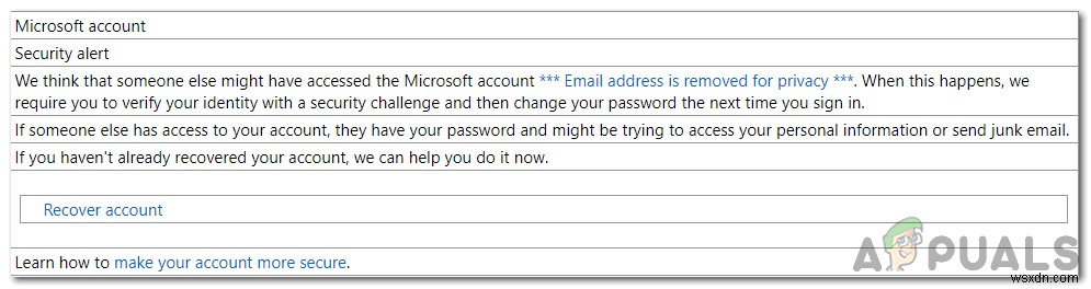 「security-noreply-account@accountprotection.microsoft.com」からのメールは安全ですか？ 