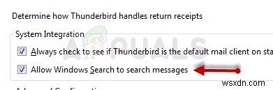修正：ThunderbirdがWindowsで応答しない 