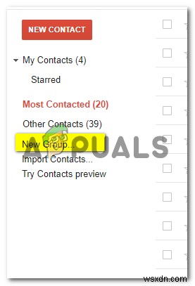 Gmailで連絡先のグループを作成する方法 