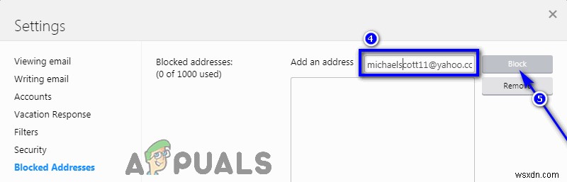 Yahoo!で不要なメールをブロックする方法郵便 