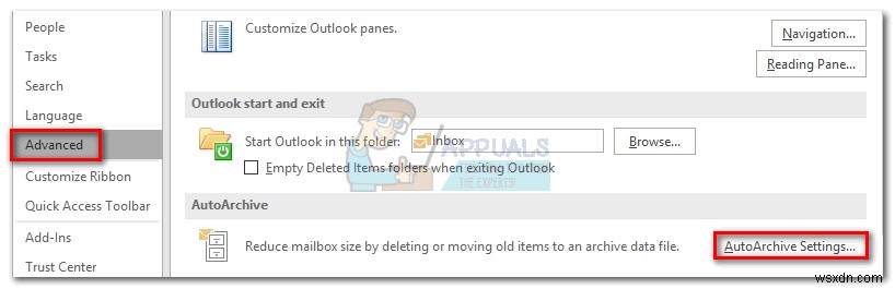 Outlook 2007、2010、2013、2016で電子メールをアーカイブする方法 