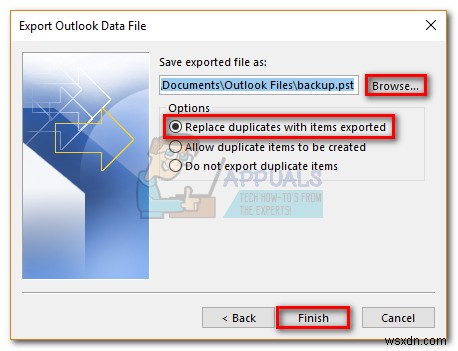 Outlook 2016、2013、2010をバックアップする方法 