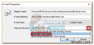 修正：Outlookがwinmail.dat添付ファイルを送信する 