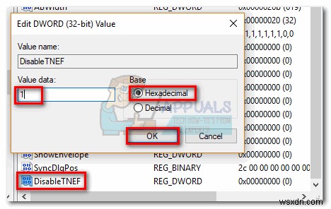 修正：Outlookがwinmail.dat添付ファイルを送信する 