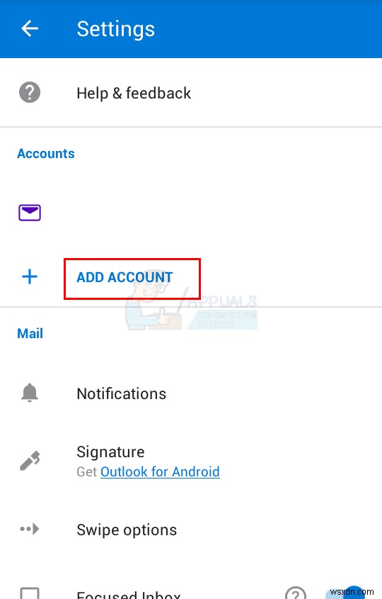 Android携帯にメールアカウントを追加する方法 