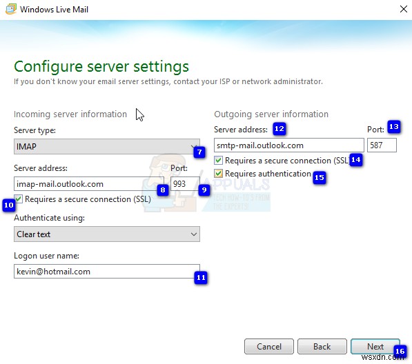 Windows Liveメールサーバーエラー3219（0x8DE00005）を修正する方法 