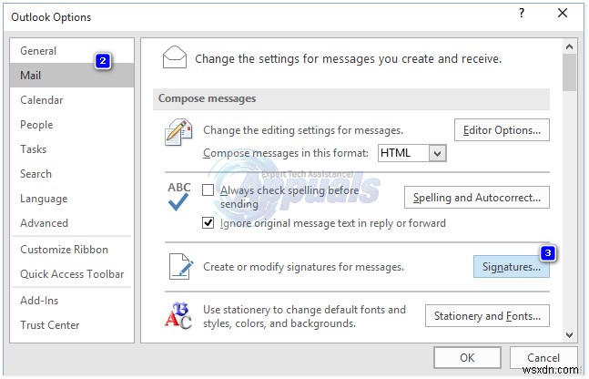 Outlook2013/2016および365で署名を追加/変更する方法 