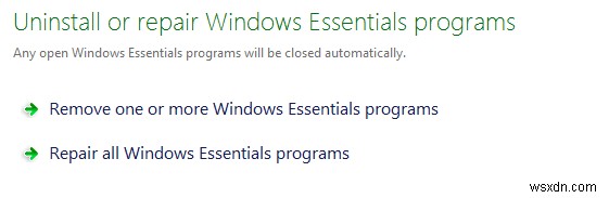 WindowsLiveメールを修復する方法 