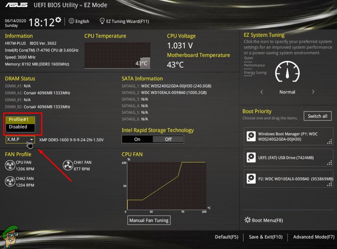 IntelXMPを有効にしてRAMを最大限に活用する方法 