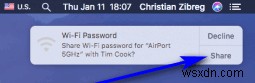 パスワードを共有せずにデバイスにWi-Fiネットワークへのアクセスを許可する方法 