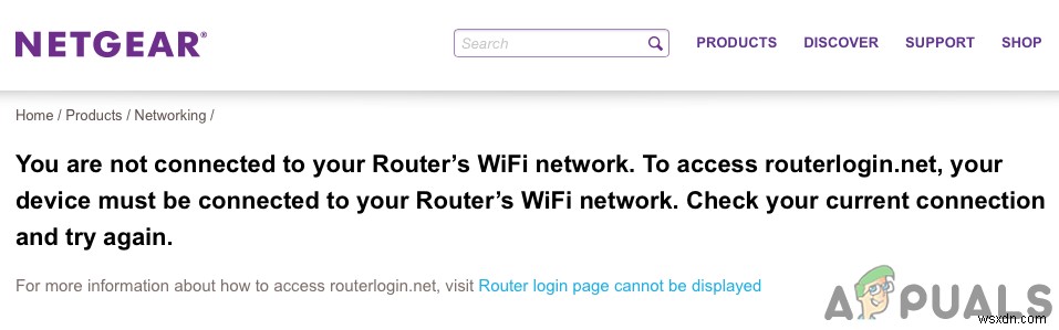 修正：Routerlogin.netが機能しない（Netgear） 