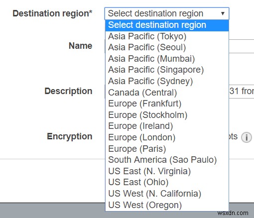 AmazonEC2インスタンスを別のAWSリージョンに移動する方法 