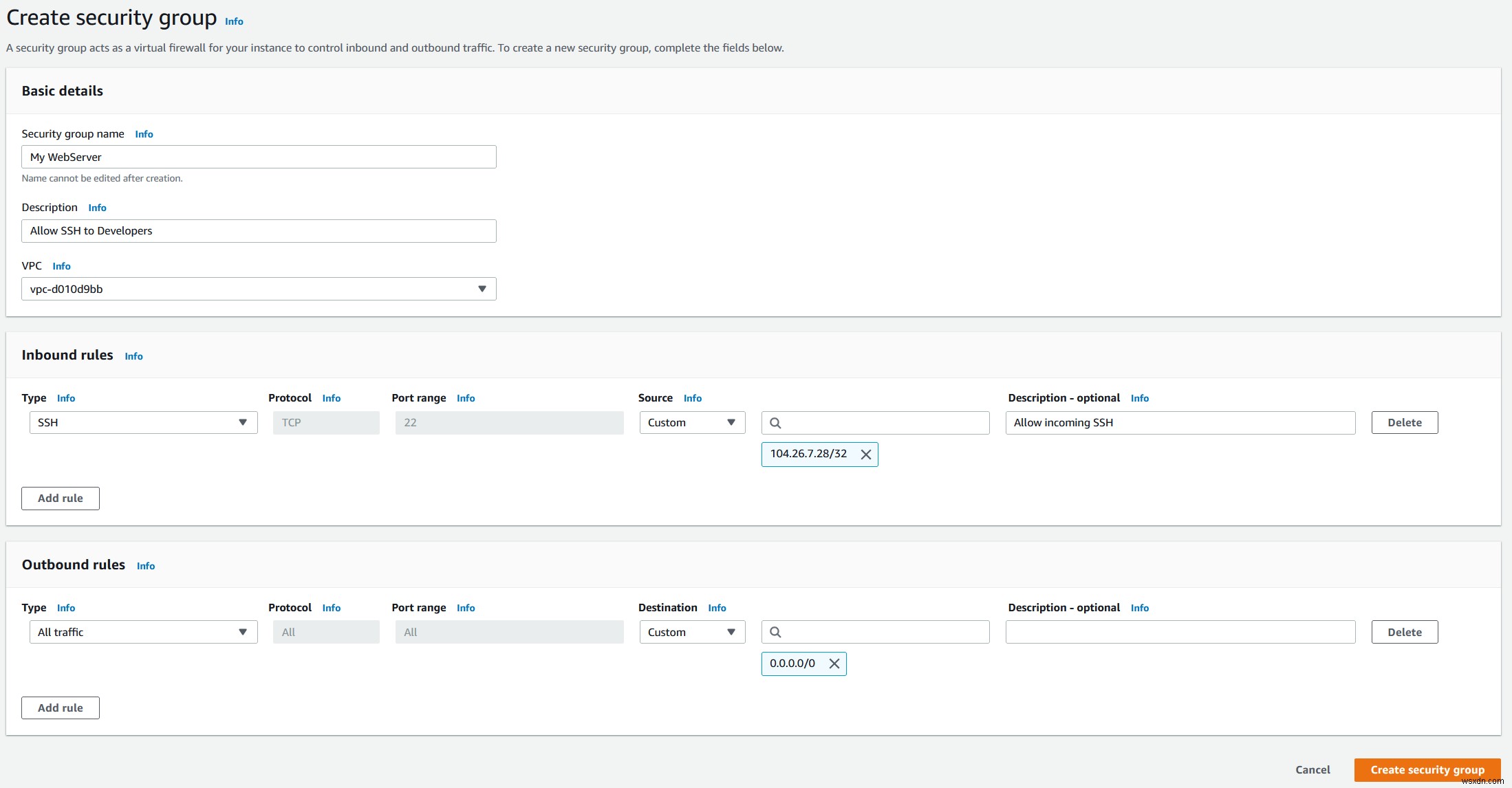 AWS EC2インスタンスを別のセキュリティグループに移動するにはどうすればよいですか？ 