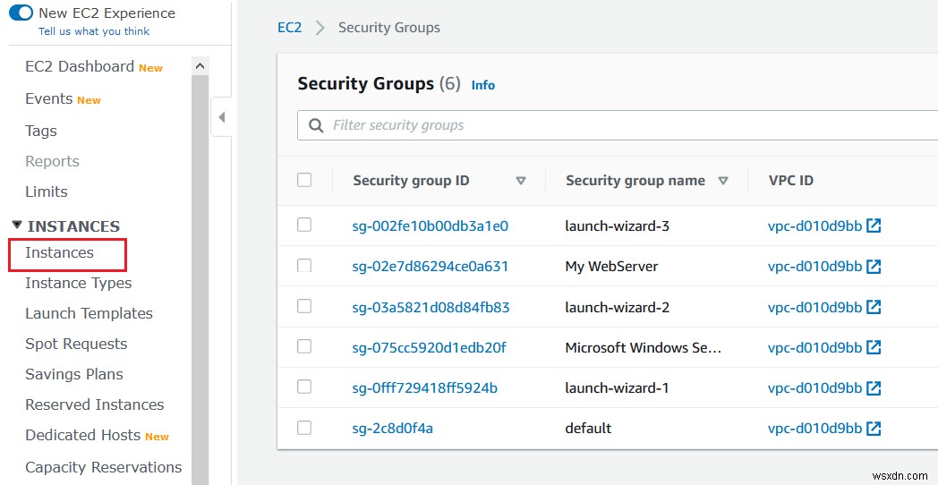 AWS EC2インスタンスを別のセキュリティグループに移動するにはどうすればよいですか？ 