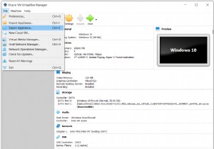 OracleVMVirtualBoxでのVMのエクスポートとインポート 