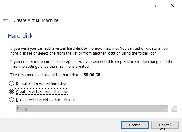 OracleVMVirtualBoxで最初の仮想マシンを作成する 