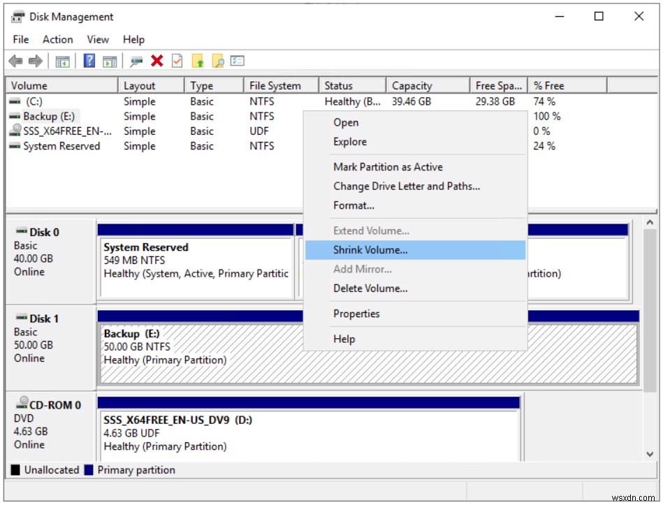 Hyper-V2019でボリュームを縮小および拡張する方法 