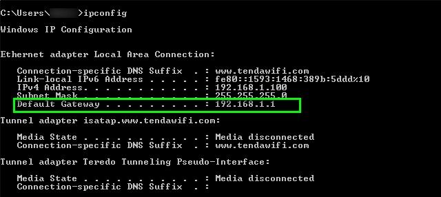 任意のデバイスからルーターのIPアドレスを見つける 