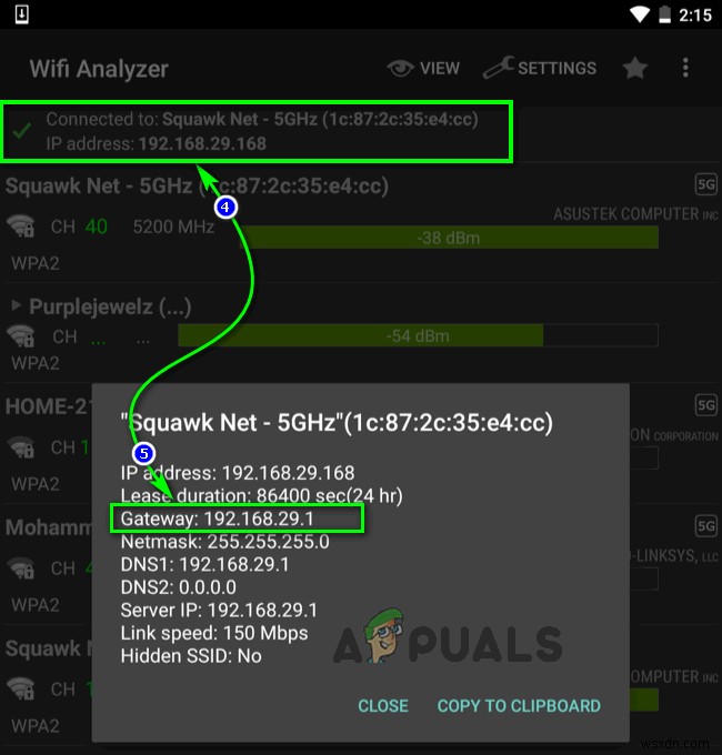 任意のデバイスからルーターのIPアドレスを見つける 