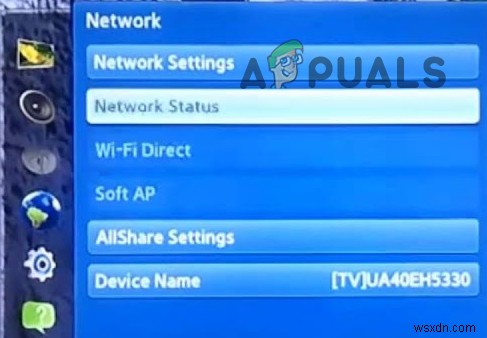 修正：SamsungTVがWifiに接続しない 