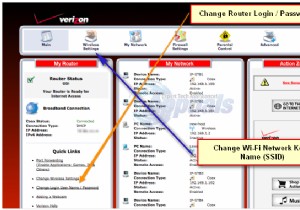 VerizonFIOSルーターの管理者パスワードを変更する方法 