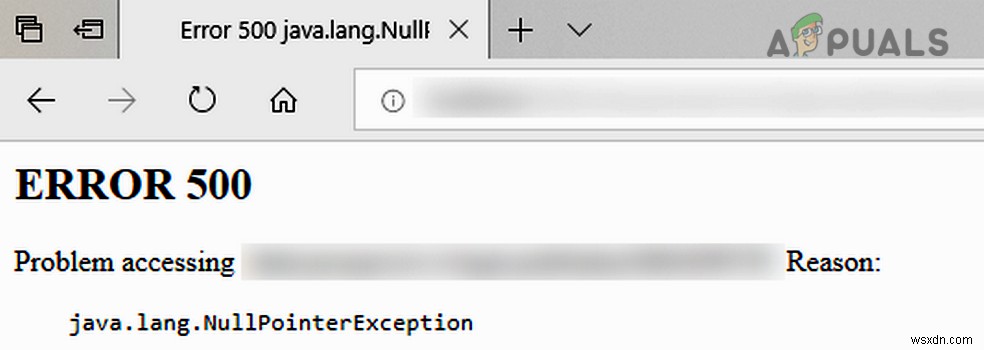 「エラー500：Java.Lang.NullPointerException」を修正する方法 