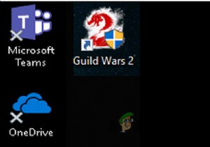 修正：Windows10のデスクトップアイコンの灰色のx 