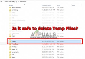 一時ファイルとは何ですか？それらを削除しても安全ですか？ 