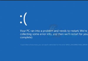 Windows 7/8/10でWHEA_UNCORRECTABLE_ERROR（0x00000124）を解決する完全ガイド