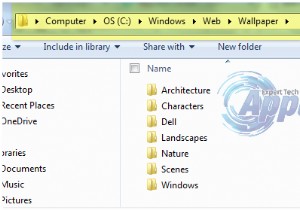 Windows 7、8、および10の壁紙の場所 