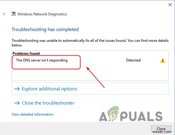 Windowsで「DNSサーバーが応答しない」を修正するにはどうすればよいですか？ 