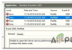 Windows10でPerfNetエラー2004を修正する方法 