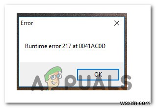 Windows 10でランタイムエラー217（0041ACoD）を修正する方法は？ 