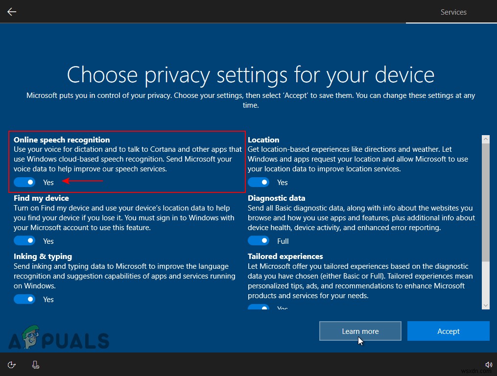 Windows 10でオンライン音声認識を有効/無効にする方法は？ 