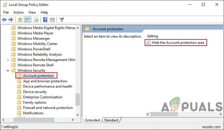 Windows 10でアカウント保護領域を非表示にする方法は？ 