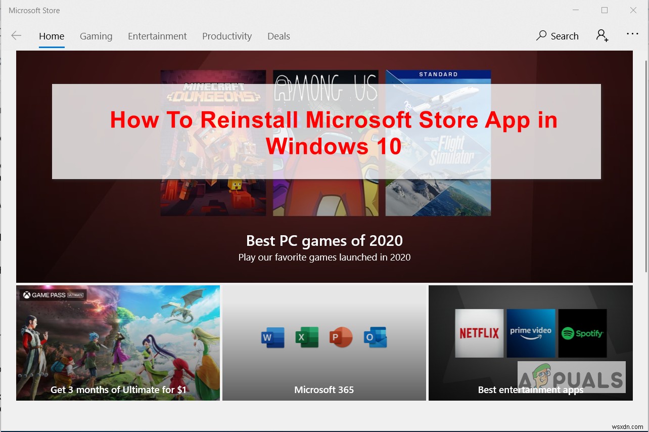 Windows10にMicrosoftStoreアプリを再インストールする方法 
