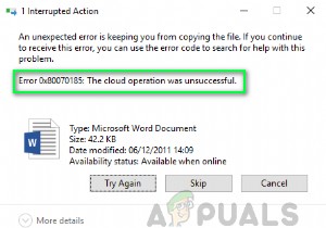 Windows 10でOneDriveエラーコード0x80070185を修正する方法は？ 