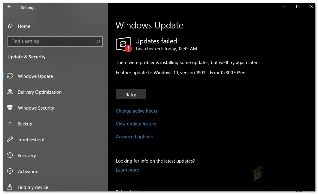 Windows 10アップデートエラー0x800703eeを修正する方法は？ 