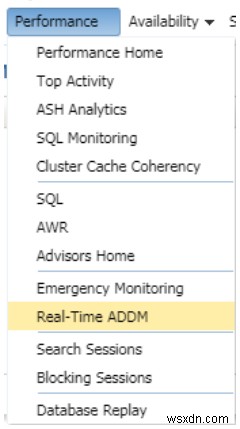 ハングしたOracleデータベースとReal-TimeADDMを使用したセッションのトラブルシューティング 