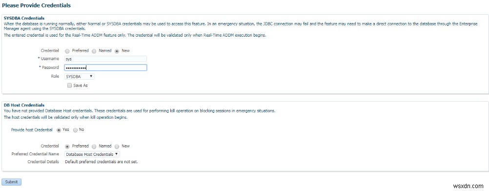 ハングしたOracleデータベースとReal-TimeADDMを使用したセッションのトラブルシューティング 