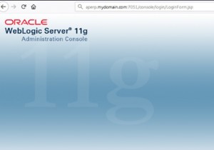 OracleAppsとWebLogicのパスワードを変更する 