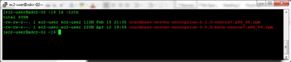 グレースフルフェイルオーバーオプションを使用したCouchbaseServerのローリングアップグレード 