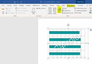 XMLパブリッシャーを使用してグラフを表示する 