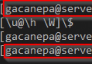 LinuxターミナルプロンプトでBashの色とコンテンツをカスタマイズする方法 