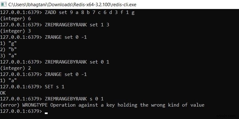 Redis ZREMRANGEBYRANK –ランク範囲でソートされたセットの要素を削除する方法 