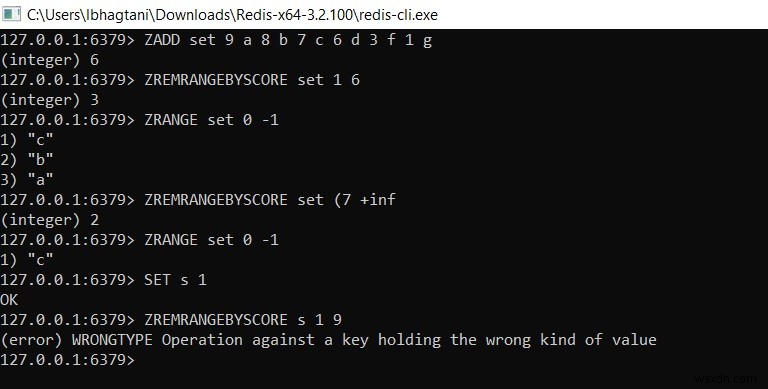 Redis ZREMRANGEBYSCORE –スコア範囲でソートされたセットの要素を削除する方法 