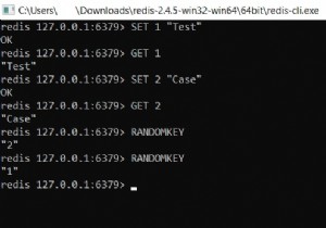 Redis RANDOMKEY –Redisに保存されているランダムキーを取得する方法 