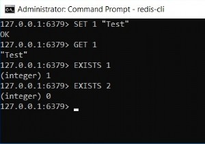 Redis EXISTS –Redisデータストア内のキーの存在を確認する方法 