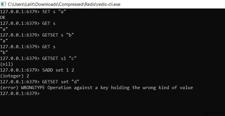 Redis GETSET –Redisでキーの新しい文字列値と古い文字列値を設定する方法 