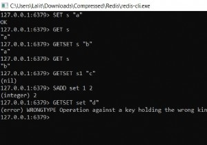 Redis GETSET –Redisでキーの新しい文字列値と古い文字列値を設定する方法 
